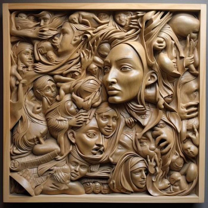 نموذج ثلاثي الأبعاد لآلة CNC 3D Art 